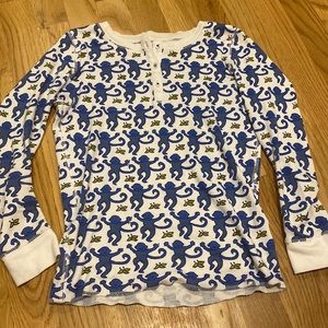 Roller rabbit pj size 10 in great condition blue monkeys very hard to find.